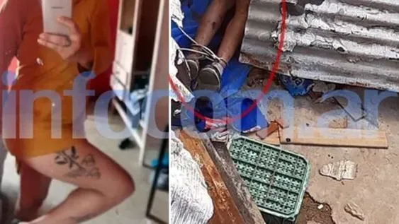 Indignante: una madre castigó a su hijo y lo dejó atado en el fondo de su casa