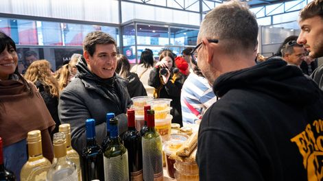 En el marco de la 138° Exposición Rural que se lleva a cabo en el Predio Ferial de Palermo, San Juan presente.