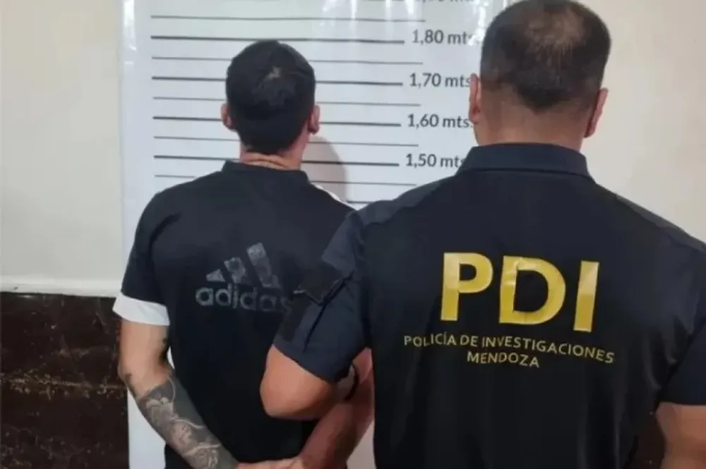 Detuvieron en Mendoza al presunto autor de darle dos tiros a un hombre en Sarmiento