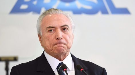 Temer admitió que puede ir por la reelección en las elecciones de octubre