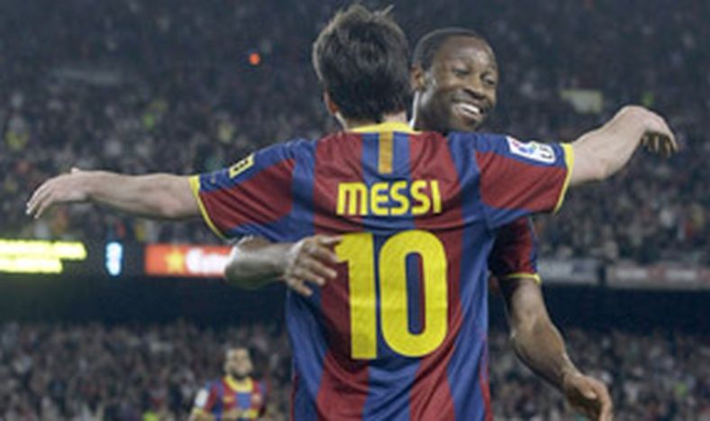 Con dos goles de Messi, Barcelona venció al Almería