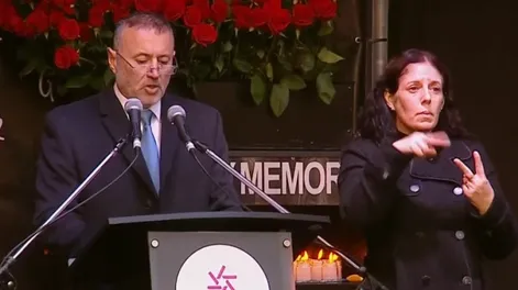 Osvaldo Armoza, presidente de AMIA.