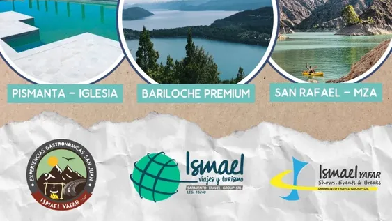 Ismael Viajes & Turismo te llevan el finde largo de marzo a 3 destinos increíbles: Pismanta, San Rafael y Bariloche