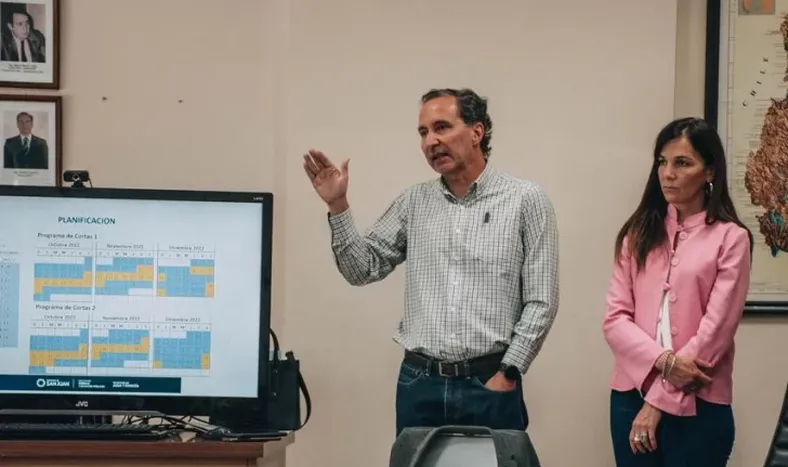 El régimen de derrame hídrico corresponde al de “año seco”