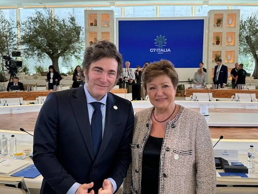 Kristalina Georgieva, llegará a la Argentina este lunes 27 de julio. La visita se da tras una invitación formal del presidente Javier Milei.