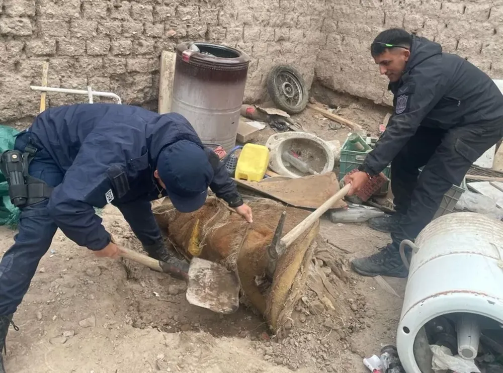 Detuvieron a un hombre que se subió al techo de su casa y con un cuchillo amenazó a su familia