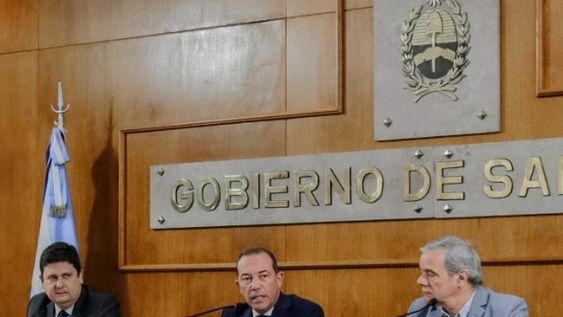PRESENTACIÓN. El Ministro de Salud, Amilcar Dobladez, y el interventor de la OSP, Rodolfo Fasoli, mostraron la nueva herramienta. También participó el ministerio de Hacienda, a través de su oficina de Modernización del Estado.
