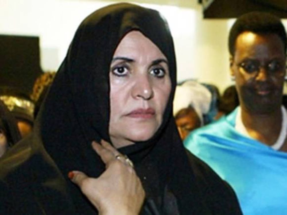 La esposa y tres hijos de Kaddafi llegaron a Argelia