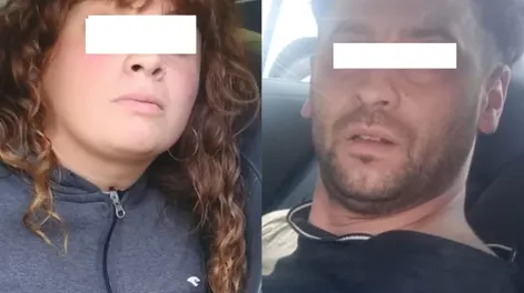 Capturaron a una pareja que le robó el celular a una joven y escapó con un cuchillo carnicero