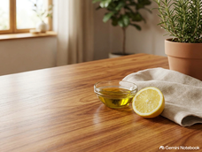 ¿recuperar muebles de madera rayados en minutos? hacelo con 2 cucharadas de aceite de oliva y limon