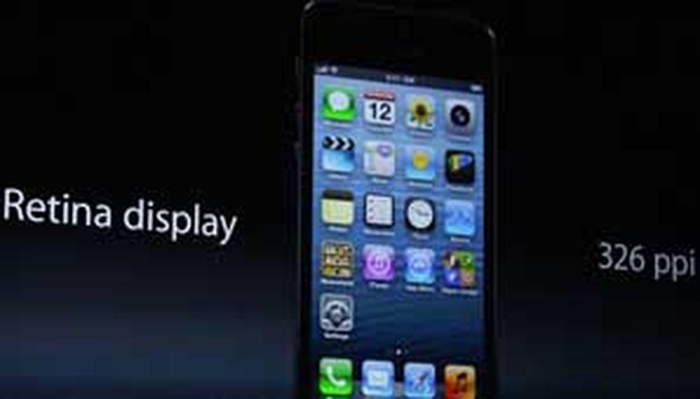 Presentaron el iPhone 5
