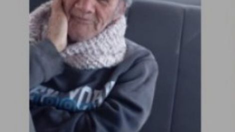 La imagen del hombre que estaba desaparecido.