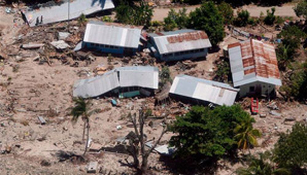 El tsunami en Salomón