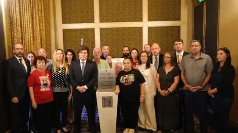 Javier Milei se reunió con familiares de argentinos secuestrados por Hamas