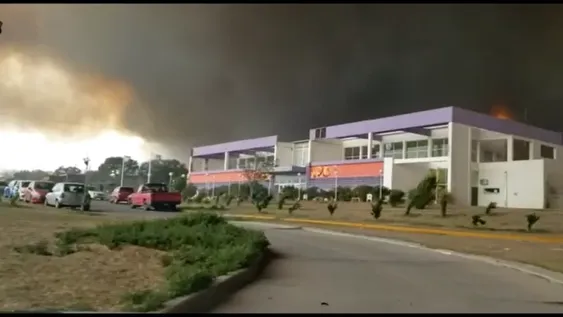 Por los incendios forestales en San Luis tuvieron que evacuar a 15 bebés de una Maternidad