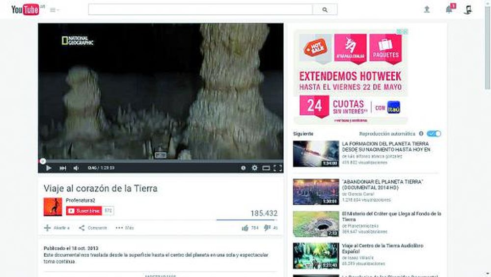 Viaje al corazón de la Tierra