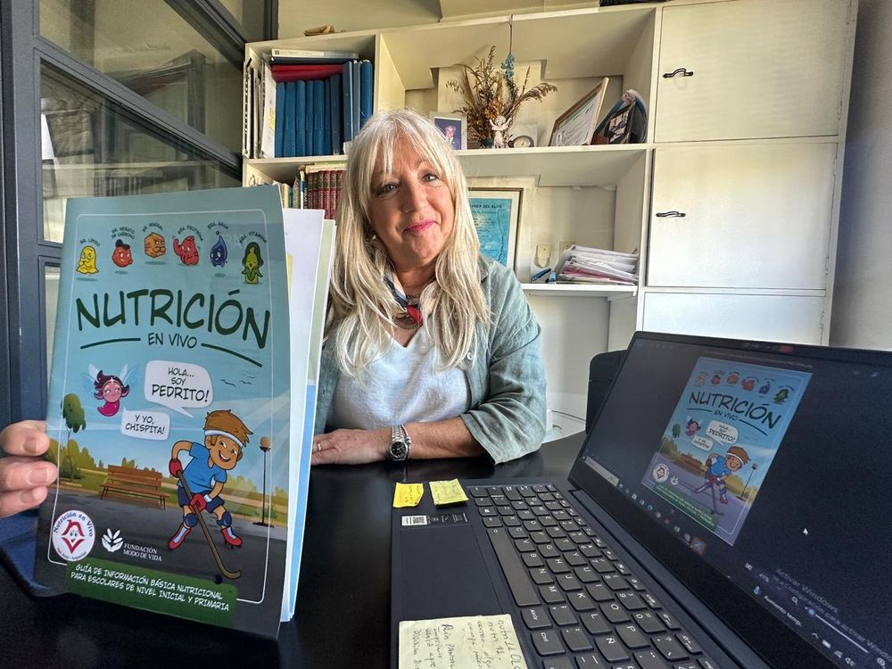 La guía alimentaria para niños en edad escolar que publicó Olga Álvarez de Manzano ya fue declara de Interés Provincial por el Ministerios de Educación.