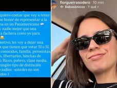 Florencia Guerra Sodero generó repudio por un mensaje antisemita en redes: “Excepto judíos”.