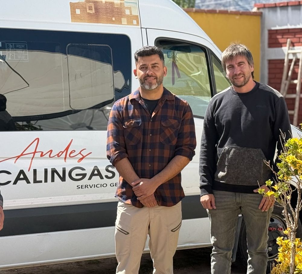 Nataniel Cattaneo y Agustín Raimundez, socios fundadores de Andes Calingasta