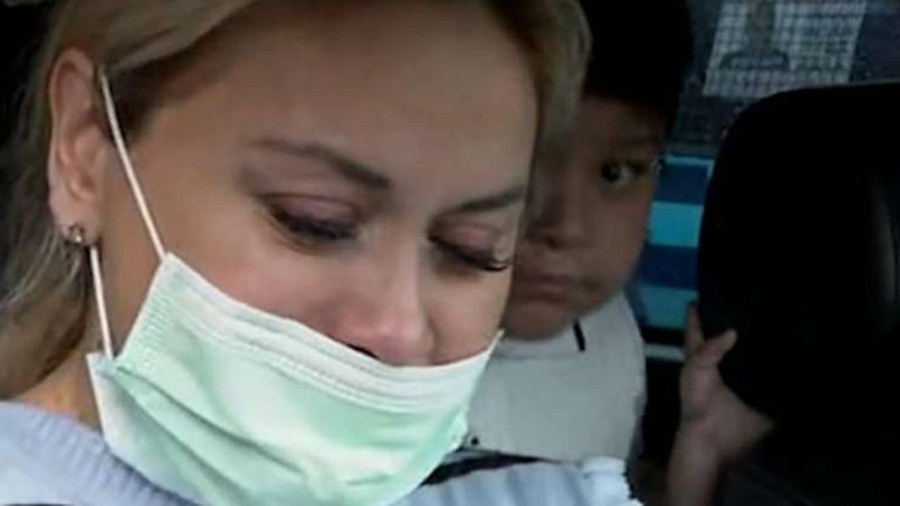 Verónica Ojeda daba una nota y Dieguito Maradona la interrumpió con un mensaje conmovedor