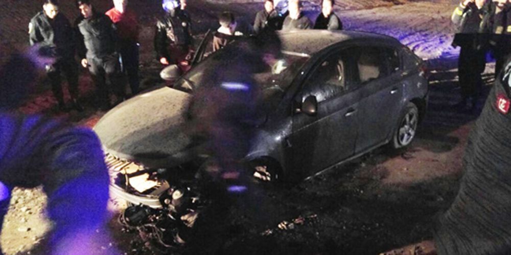 Un auto sin luces provocó un choque en la Ruta 40