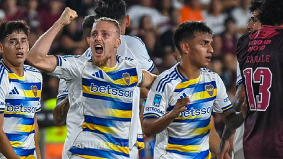 El gol de Santiago Ascacíbar para Boca Juniors abrió el triunfo ante Lanús en la Liga Profesional.