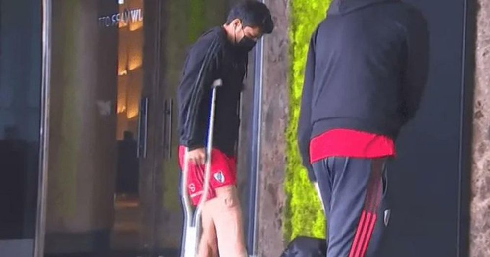 Robert Rojas tras su lesión en River: “Hay que estar fuerte”