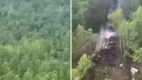 Tragedia en Rusia: se estrelló un avión con 49 personas a bordo