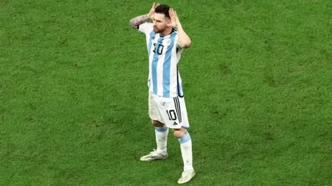 El festejo de Messi ante Países Bajos que no se vio