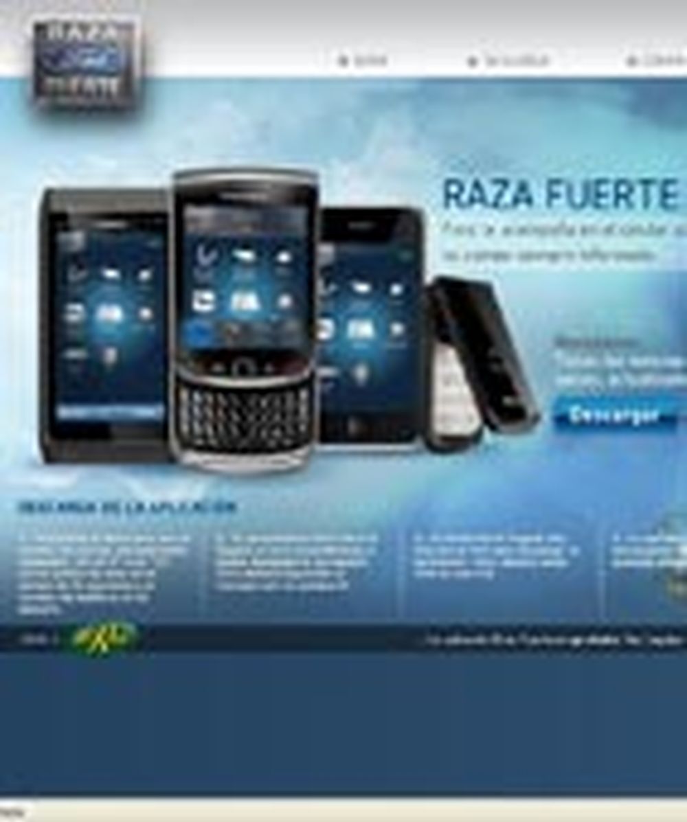 Aplicación de celulares para hombres de campo