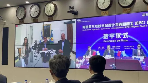 Firman con China un acuerdo para la cuarta central nuclear