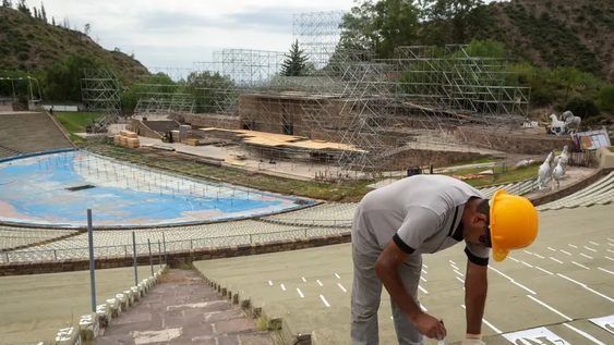 Los preparativos para la Fiesta de la Vendimia