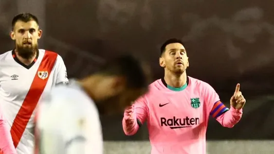 Con gol de Messi, Barcelona le ganó a Rayo Vallecano
