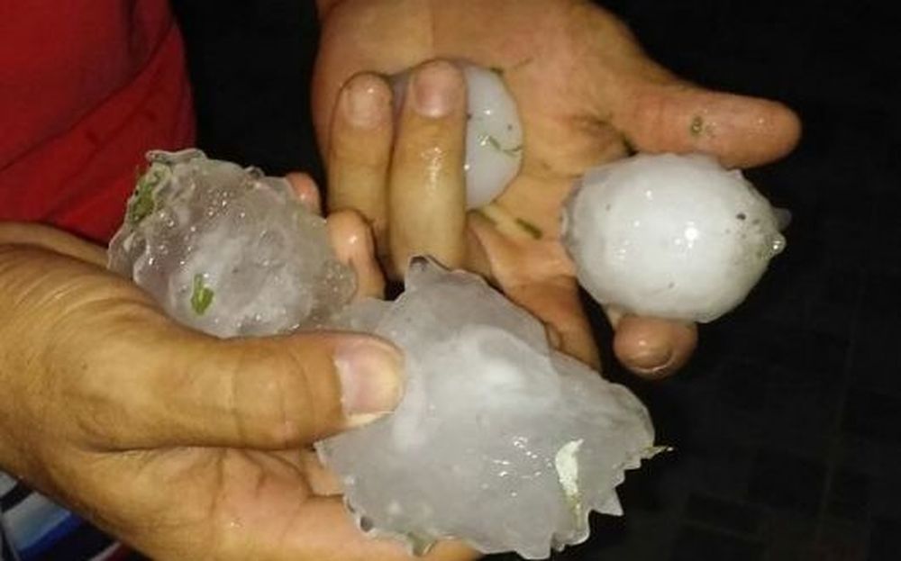 Importantes daños en Corrientes por la caída de granizo