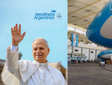 Aerolíneas trasladará a León XIV durante su visita a Argentina
