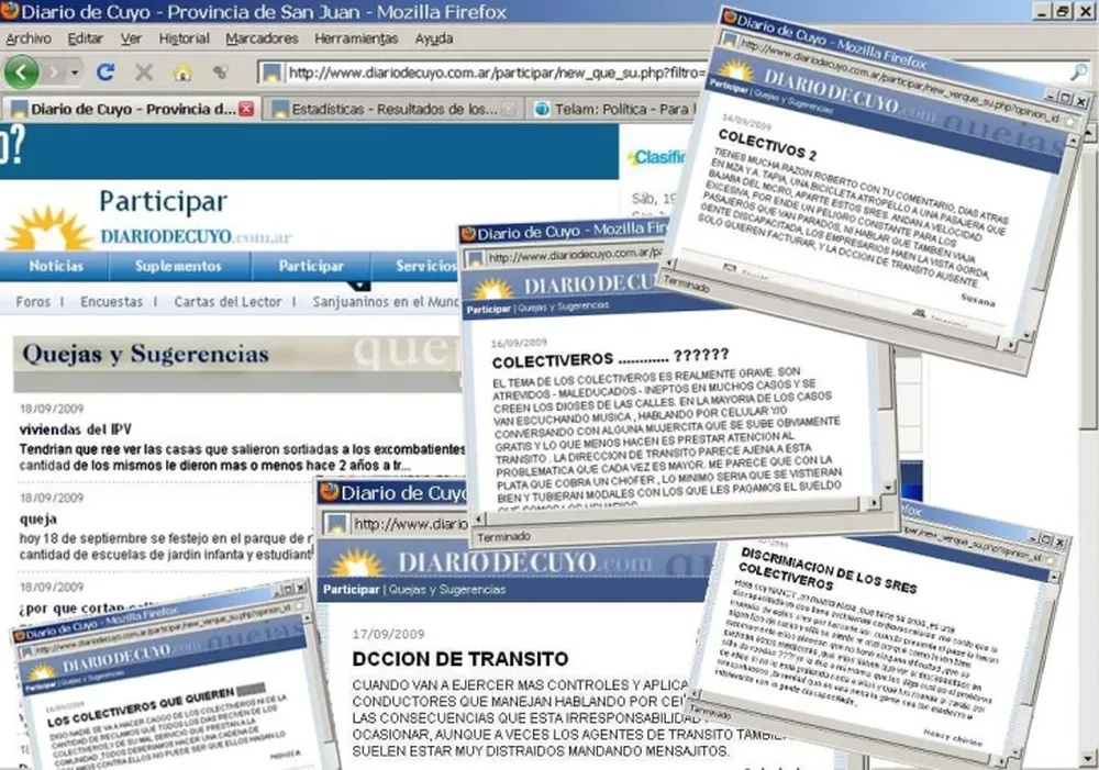 Los colectiveros, eje de las miradas en la web