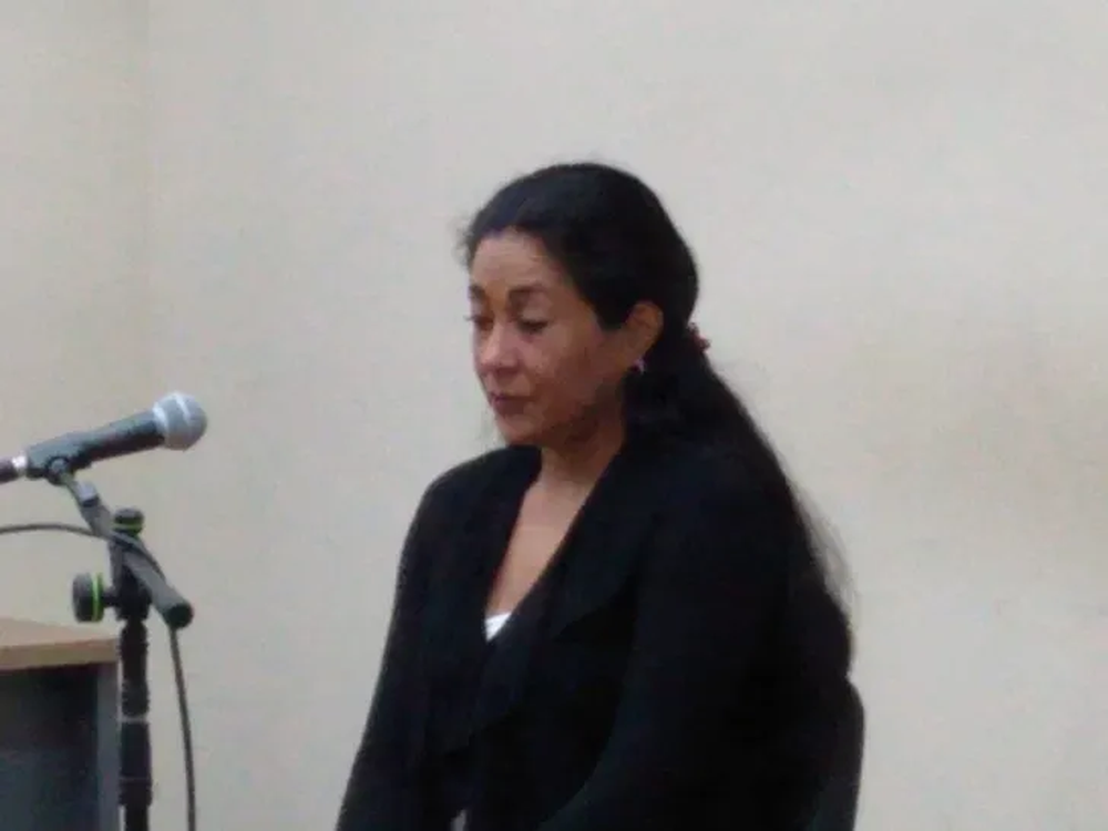 Villalobos Rodríguez durante la audiencia de juicio abreviado.&nbsp;