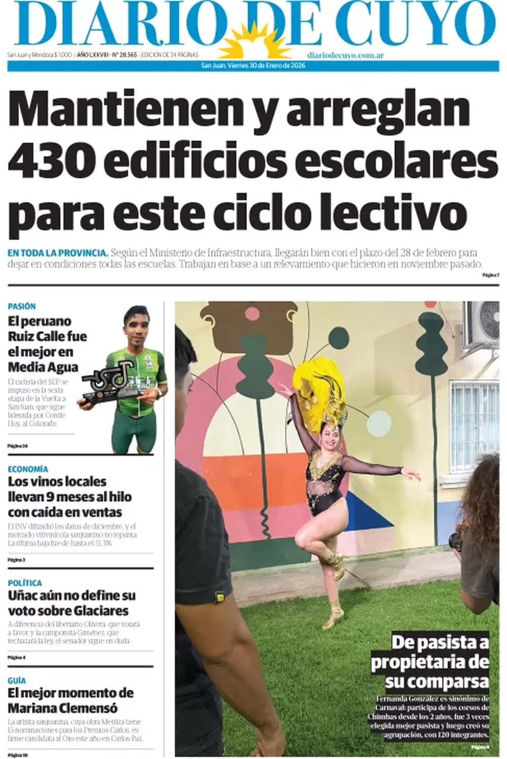 Tapa Edicion 30 de Enero 2026