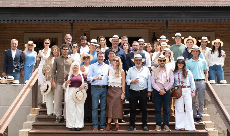 Empresarios de Mendoza y San Juan compartieron un encuentro en la finca y bodega La Florita.