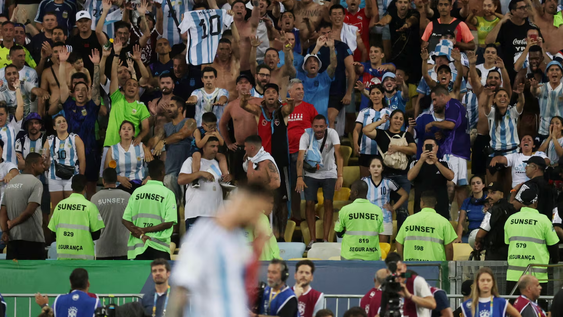 Hinchada argentina. Foto: Reuters.