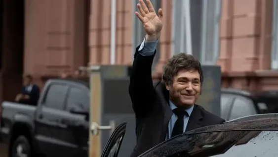Javier Milei.-