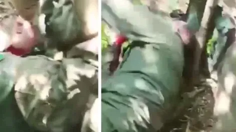 Conmoción por video con la supuesta decapitación de un soldado ucraniano por uno ruso