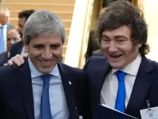 Caputo y Milei, en sintonía. Caputo y Milei, en sintonía.