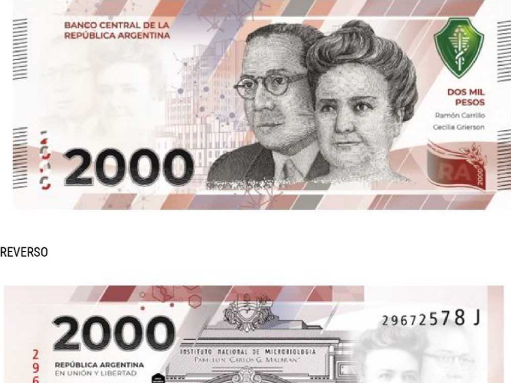El nuevo billete de 2.000 pesos estaría disponible antes que finalice mayo