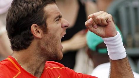 Del Potro va escalando