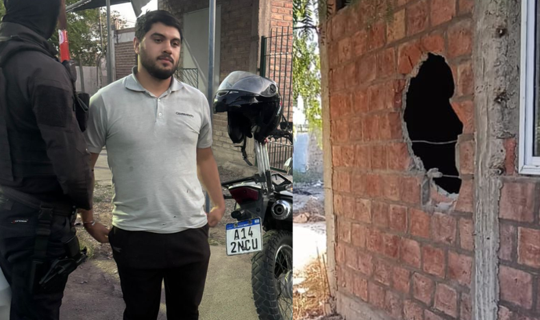 El detenido en Chimbas, quedó apuntado por daños simples.&nbsp;