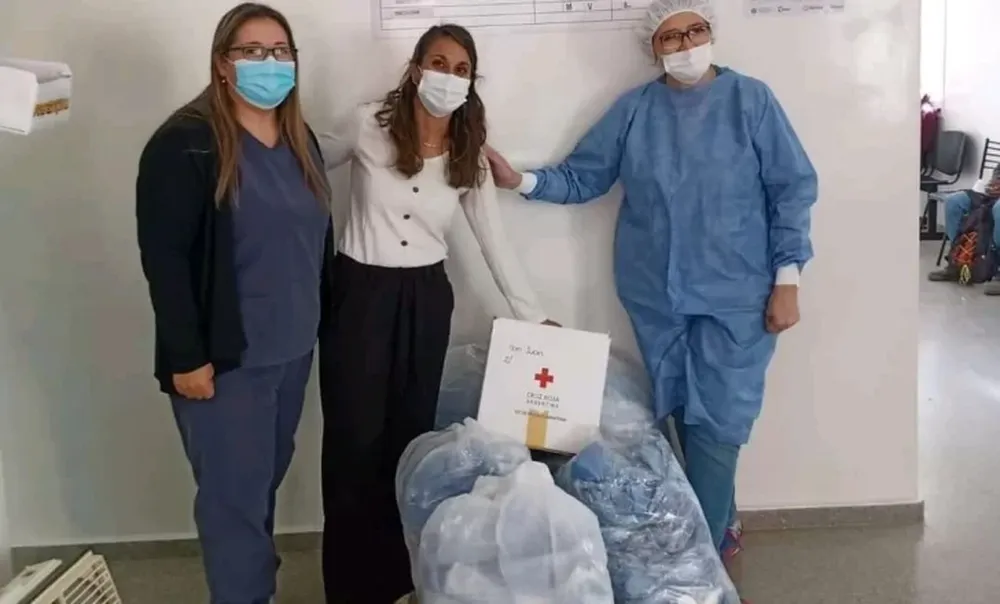 La Cruz Roja entregó donaciones a hospitales de zonas alejadas