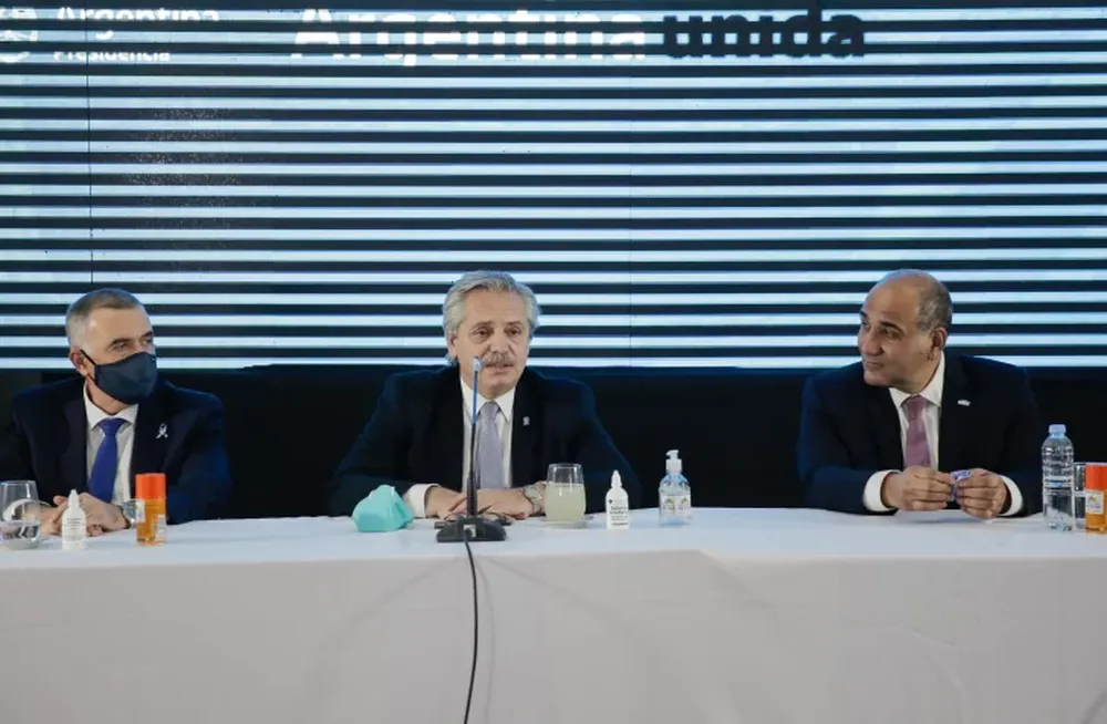 Alberto: “Estamos en default desde diciembre”