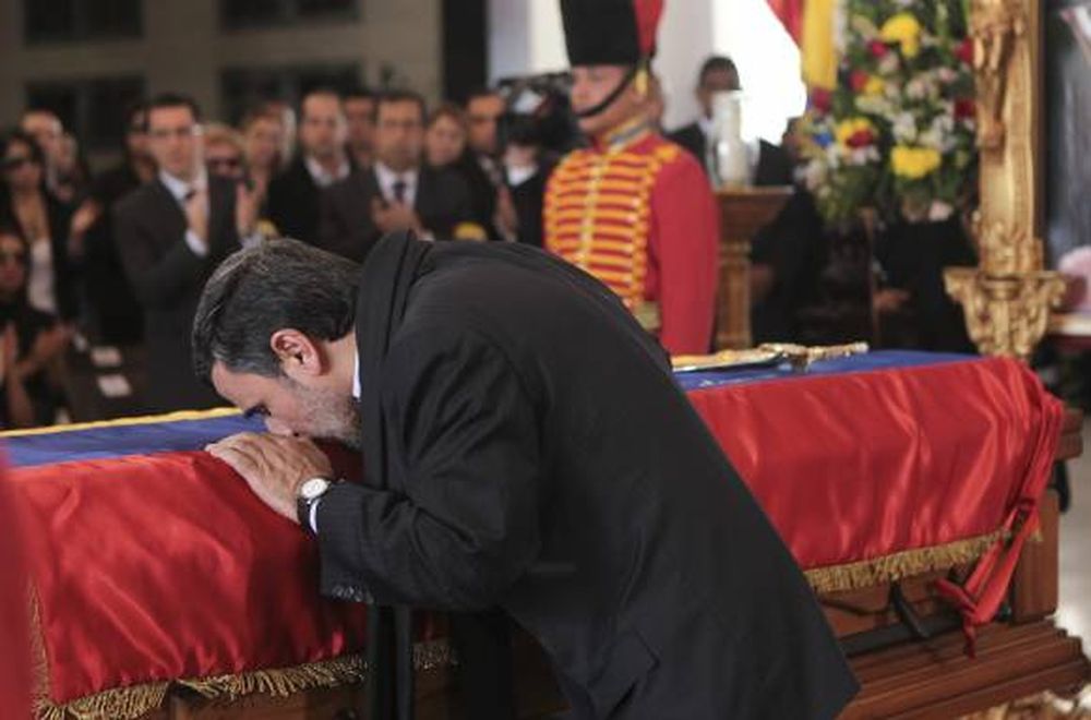 Un emotivo funeral de Estado para Chávez
