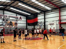 Trabajos. La preselección sanjuanina de básquetbol acelera su tarea rumbo a los Binacionales de Mendoza.